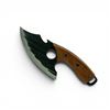 Image 1 : Fixed 5" Blade Knife with Wood Handle, New