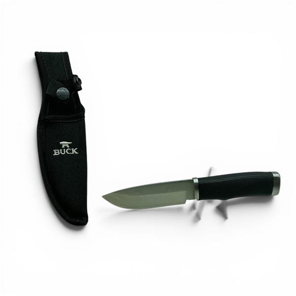 Buck Fixed 4" Blade Knife with Nylon Belt Sheath, New