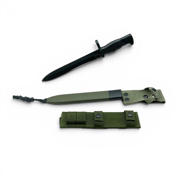Spanish Bayonet with Canadian Frog and Bayonet Carrier