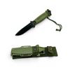 Image 1 : Fixed 4 1/2" Blade Knife in Bayonet Carrier