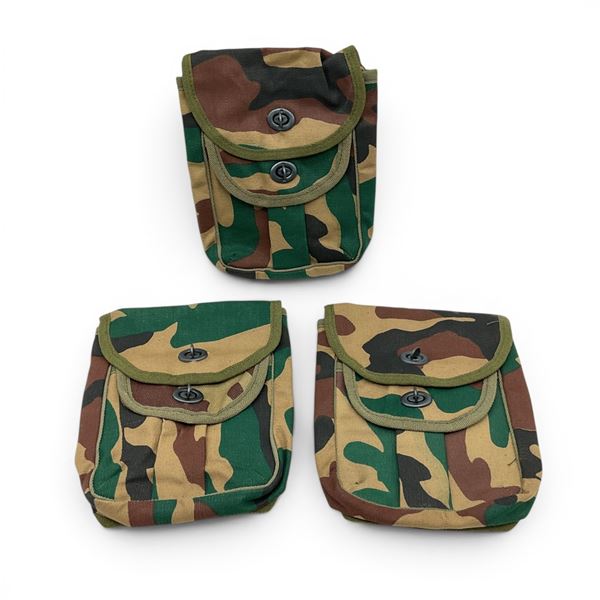Parklands Ammo Pouch in Woodland Camo X 3