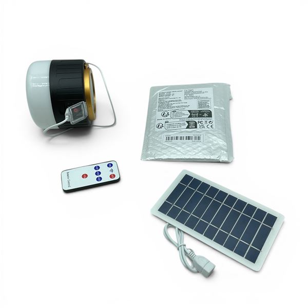 Multi Mode Solar Lamp, 5 V 10 W Rechargeable with Remote Control