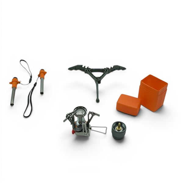 Propane To Butane Converter, Camping Lighters X 2 and Gas Canister Stand