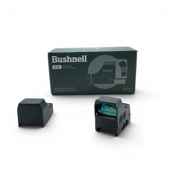 Bushnell RX Series 1 X 25 mm Dot Sight with 4 MOA Green Dot, New