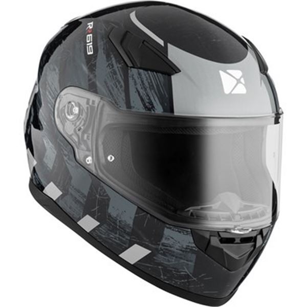 CKX RR619 Frontier Full Face Summer GY Gloss Helmet, New