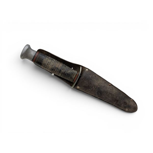 William Rogers Sheffield Dagger And Leather Sheath
