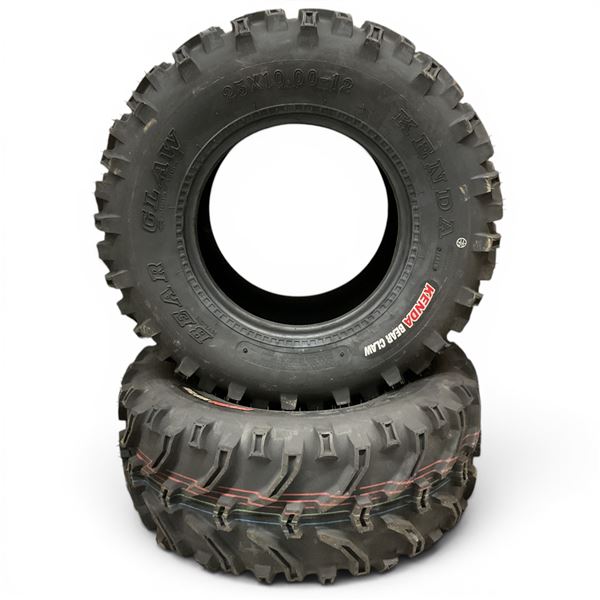 Kenda Bear Claw 25X10.00-12 Set of 2 Tires