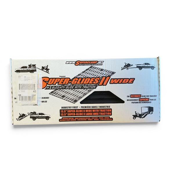 SuperClamp Super-Glides II Wide ATV/ Sled Glide with Traction, New