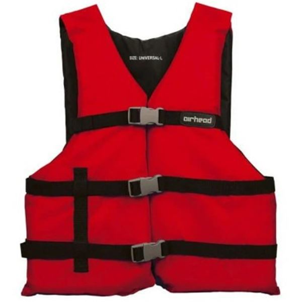 Airhead Child Life Jacket, 30-50 LBS, Red X7, New