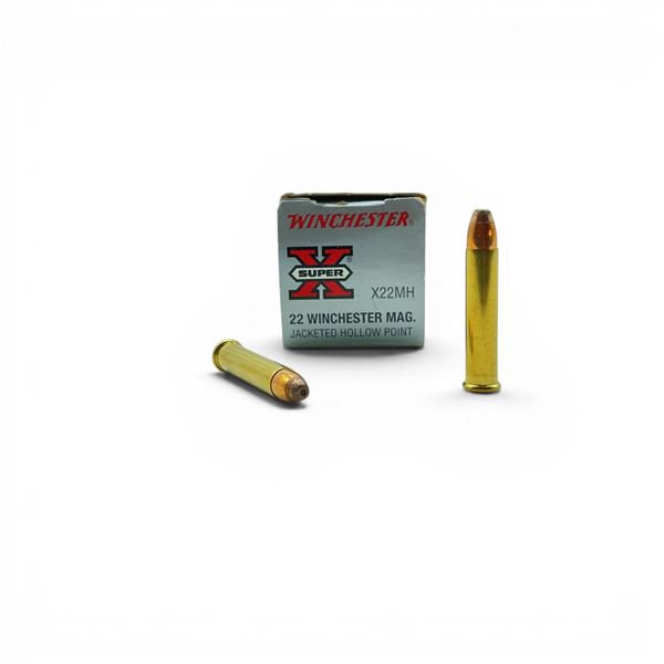 Winchester Super X 22 Win Mag 40 Grain JHP Ammunition, 50 Rounds
