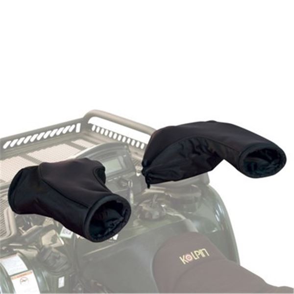 Kolpin Black ATV Geartector Handlebar Mitts, New
