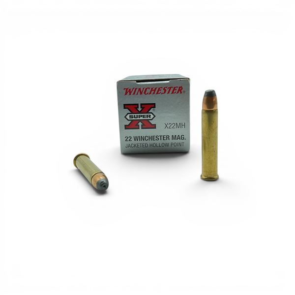 Winchester Super X 22 Win Mag 40 Grain JHP Ammunition, 50 Rounds