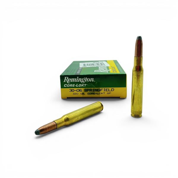 Remington CoreLokt 30-06 SPRG 220 Grain SP Ammunition, 20 Rounds