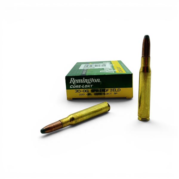 Remington CoreLokt 30-06 SPRG 220 Grain SP Ammunition, 20 Rounds