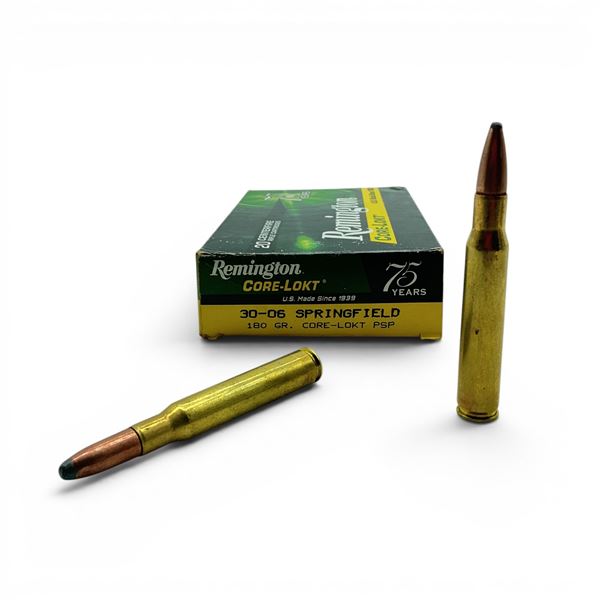 Remington CoreLokt 30-06 SPRG 180 Grain PSP Ammunition, 16 Rounds