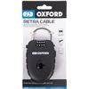 Image 1 : Oxford LK100 4-Digit Combination Lock with 75cm Retractable Cable, New