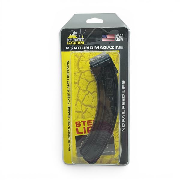 Butler Creek Tactical 22 LR Ruger 10/22 Ruger 77/22 and AMT Lighting Pinned To 10 Round Magazine
