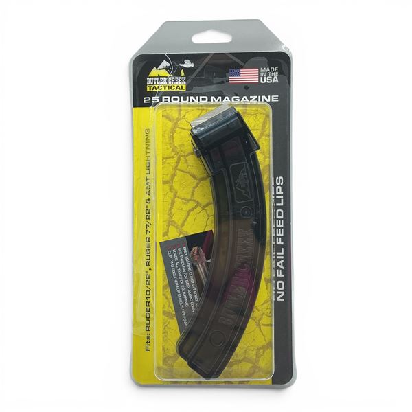 Butler Creek Tactical 22 LR Ruger 10/22 Ruger 77/22 and AMT Lighting Pinned To 10 Round Magazine