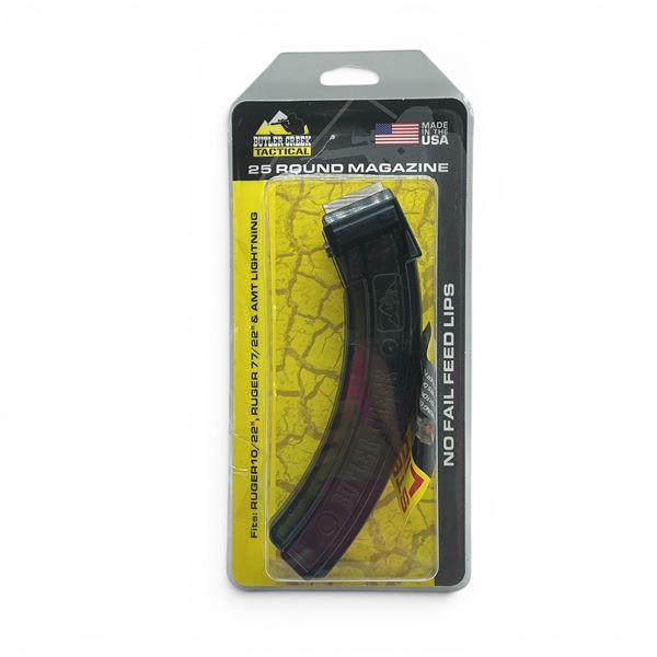 Butler Creek Tactical 22 LR Ruger 10/22 Ruger 77/22 and AMT Lighting Pinned To 10 Round Magazine