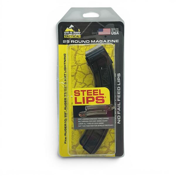 Butler Creek Tactical 22 LR Ruger 10/22 Ruger 77/22 and AMT Lighting Pinned To 10 Round Magazine