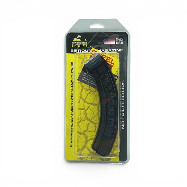 Butler Creek Tactical 22 LR Ruger 10/22 Ruger 77/22 and AMT Lighting Pinned To 10 Round Magazine