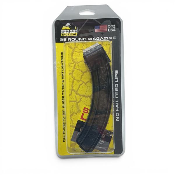 Butler Creek Tactical 22 LR Ruger 10/22 Ruger 77/22 and AMT Lighting Pinned To 10 Round Magazine