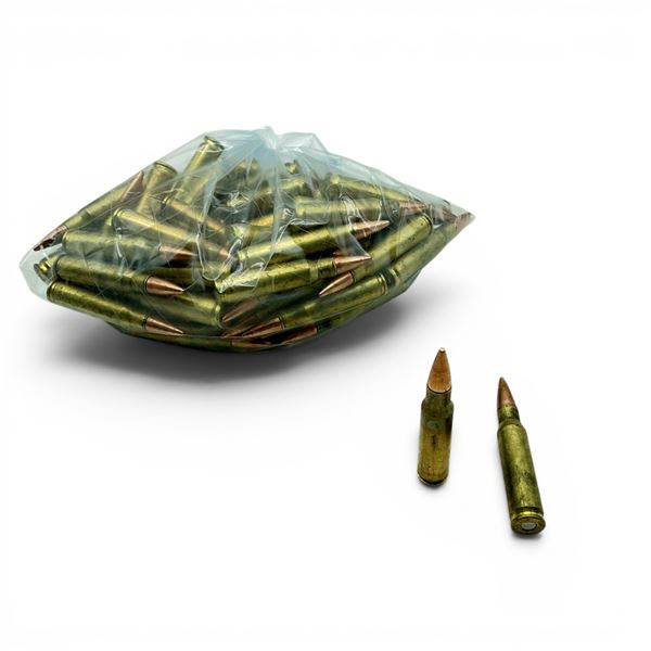 Loose Reloaded 308 Win 200 Grain Ammunition, Approx 50 Rounds