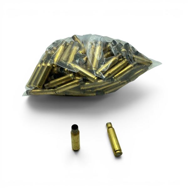 Once Fired Brass 308 Win Cases, Approx 100 Qty