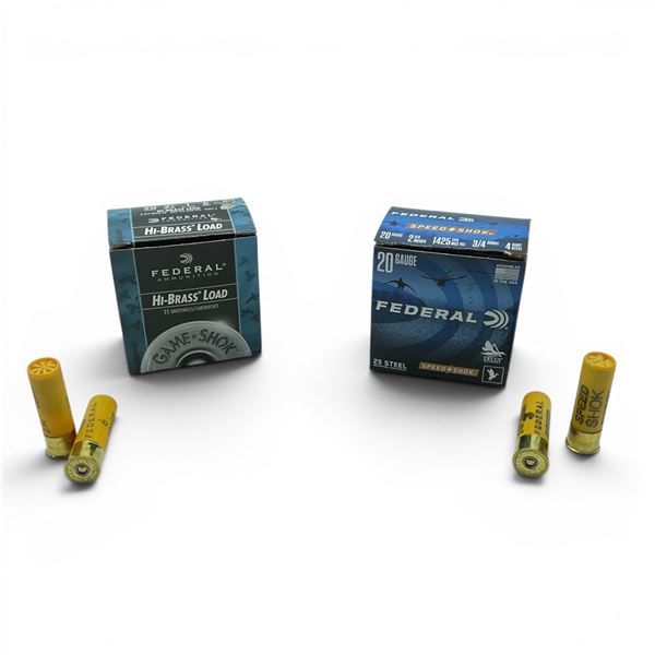 Federal 20 Ga 2 3/4" Ammunition, 50 Rounds