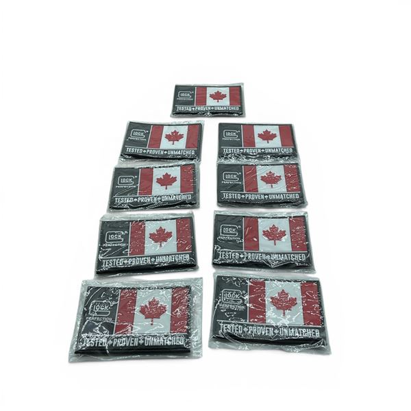 Glock Canada Flag Velcro Patch X9