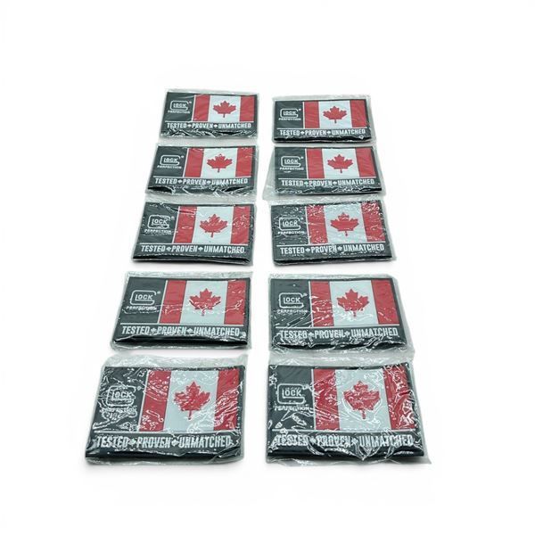 Glock Canada Flag Velcro Patch X10