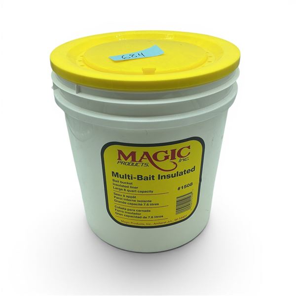Magic Inc Multi-Bait Insulated Bait Bucket, 7.6 L