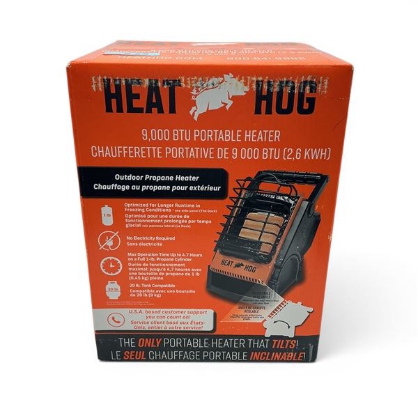 Heat Hog 9000 BTU Portable Heater, New