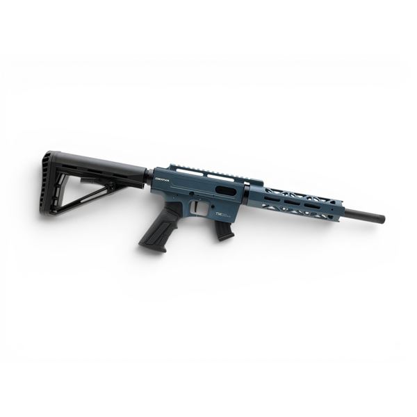 Derya TM22 Pro Semi Auto Rifle .22LR 12" Threaded Barrel Titanium Blue Adjustable Stock, New