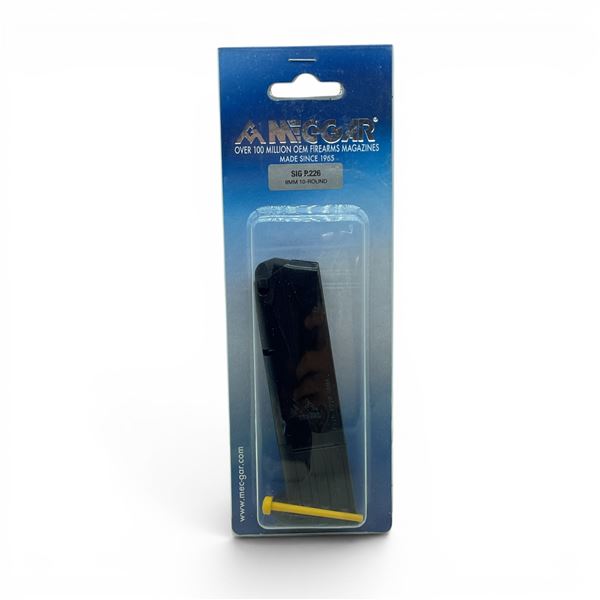MecGar Sig P226 9 mm 10 Round Pistol Magazine, New