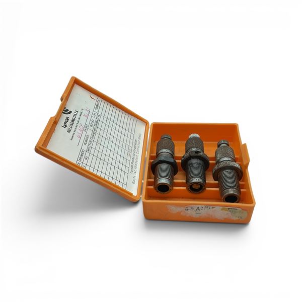 Lyman 3 Die Reloading Set for 45 ACP