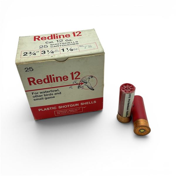 Redline 12 Ga 2 3/4" # 7 1/2, 25 Rounds