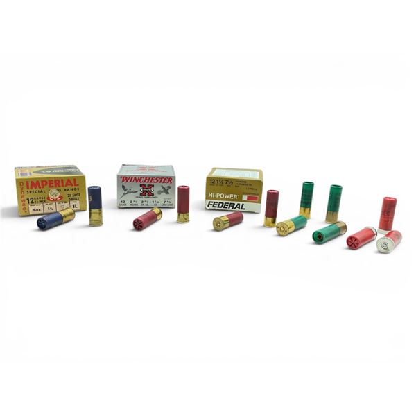 Assorted 12 Ga 2 3/4" Ammunition, Approx 74 Rounds