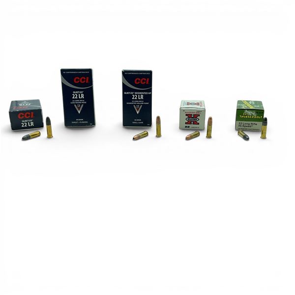 Assorted 22 LR Ammunition, Approx 240 Rounds