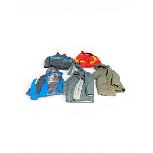 Winter Jacket Size 42, Reflective Jacket Size Lg, North Face Jacket Shell Size M, Winter Jacket X 2