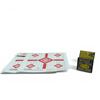 Image 1 : Champion Traps and Targets Precision Sight-In Paper Diamond Bullseye Targets and Some 3/8" Staples