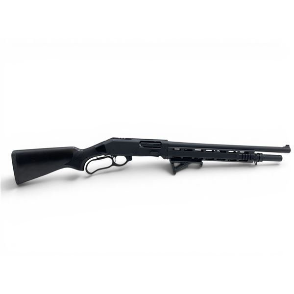 EGE Arms LV12 Lever Action Shotgun 12Ga 3" Chamber 18" Barrel Metal Forend Black Wood Stock
