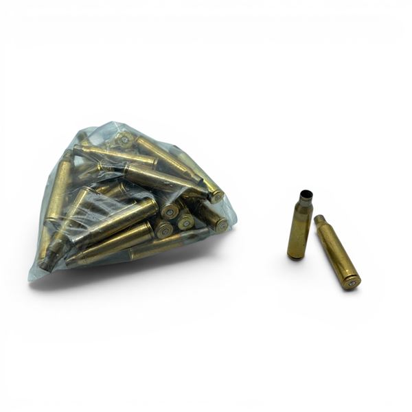 Once Fired 338 Lapua Mag Brass Cases, Approx  34