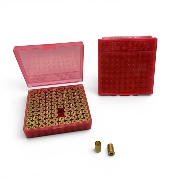 Hornady 455 MK II Brass Cases in MTM Case Gard Holder, 200 Qty and 2 Cases, New