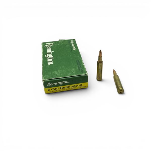 Remington 6 mm Rem 100 Grain SP Ammunition, 20 Rounds