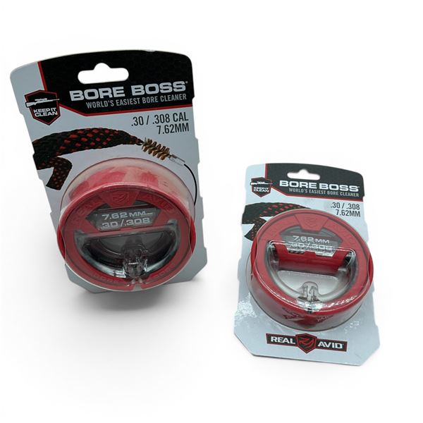 Real Avid Bore Boss Snake Cleaners for 30 Cal/ 308/ 7.62 mm X 2