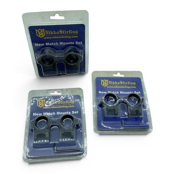 Nikko Stirling Low 30 mm Ring Set X 3