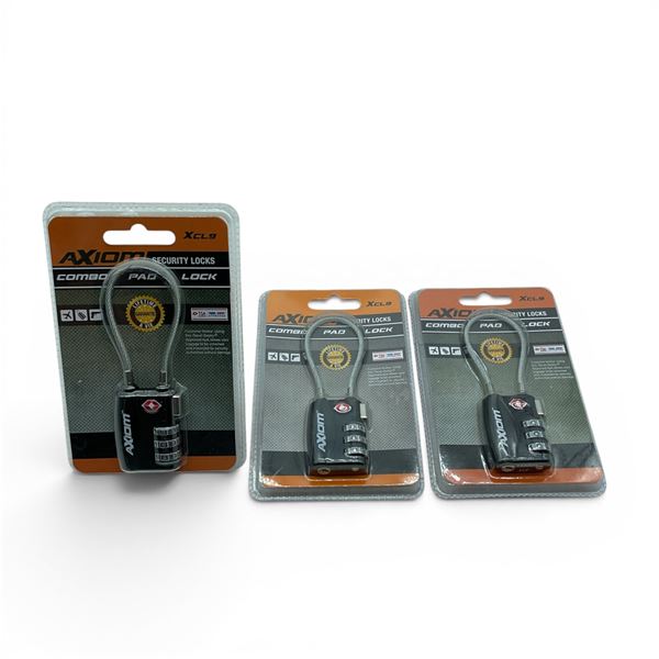 Axiom Combo Security Lock X 3, New