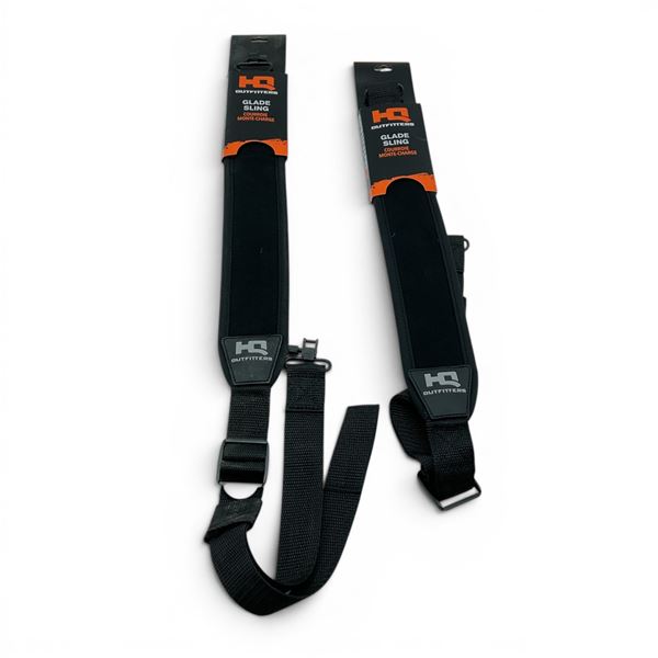 HQ Outfitters Glade Sling With Hardware X 2, Black, New