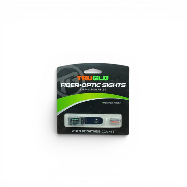 TruGlo Fiber Optic Adjustable Sight Set for Marlin 336, New